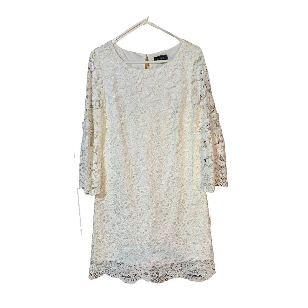 White Lace Dress Size 10